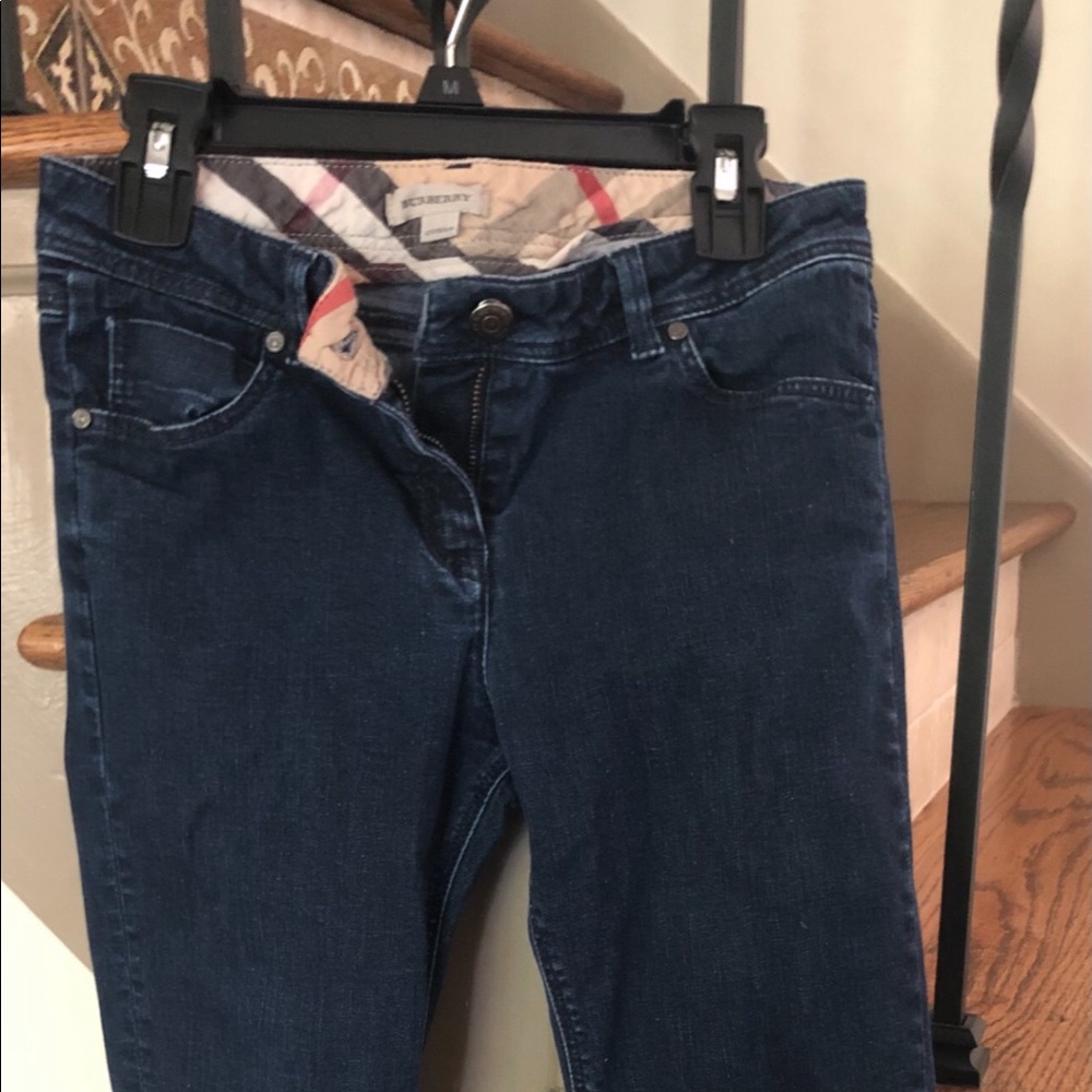 Youth girls size 12 Burberry straight leg jeans